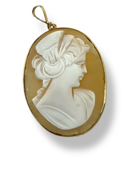 Anhänger Mandile 1922 Dame Cammei  in Silber Conchiglia 2MCICM133 - 2MCICM133